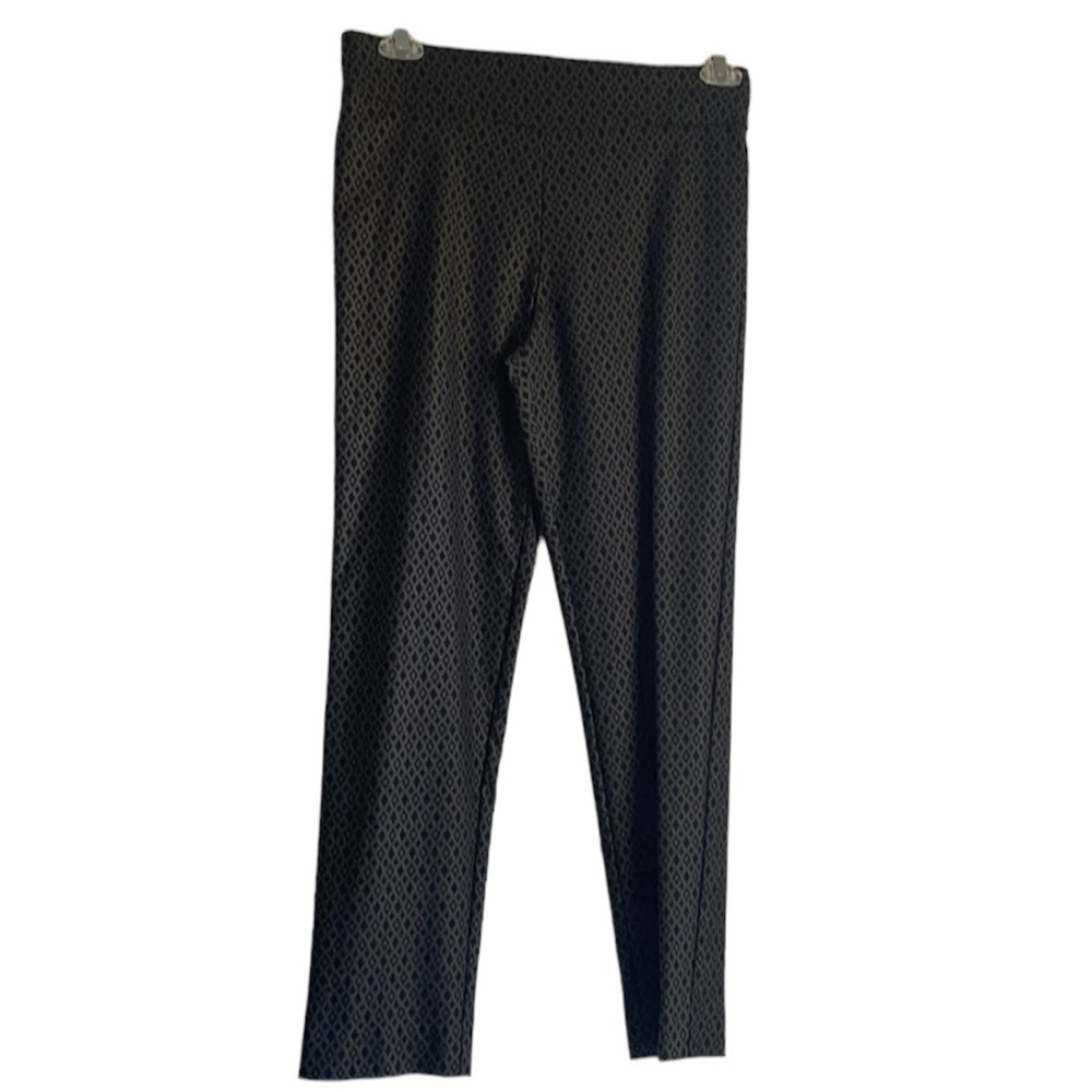 Krazy Larry stretch pull on pant in black NWT size 10.